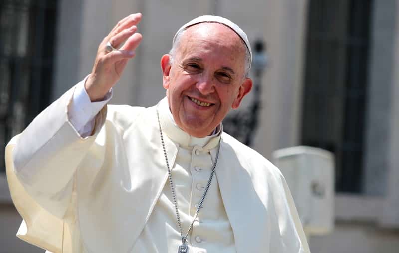 Påven Fransickus. Foto: Mikael Stjernberg.