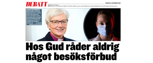 Kyrkoledare i Expressen: ”kommer beslutsfattarna prioritera utsatta?”