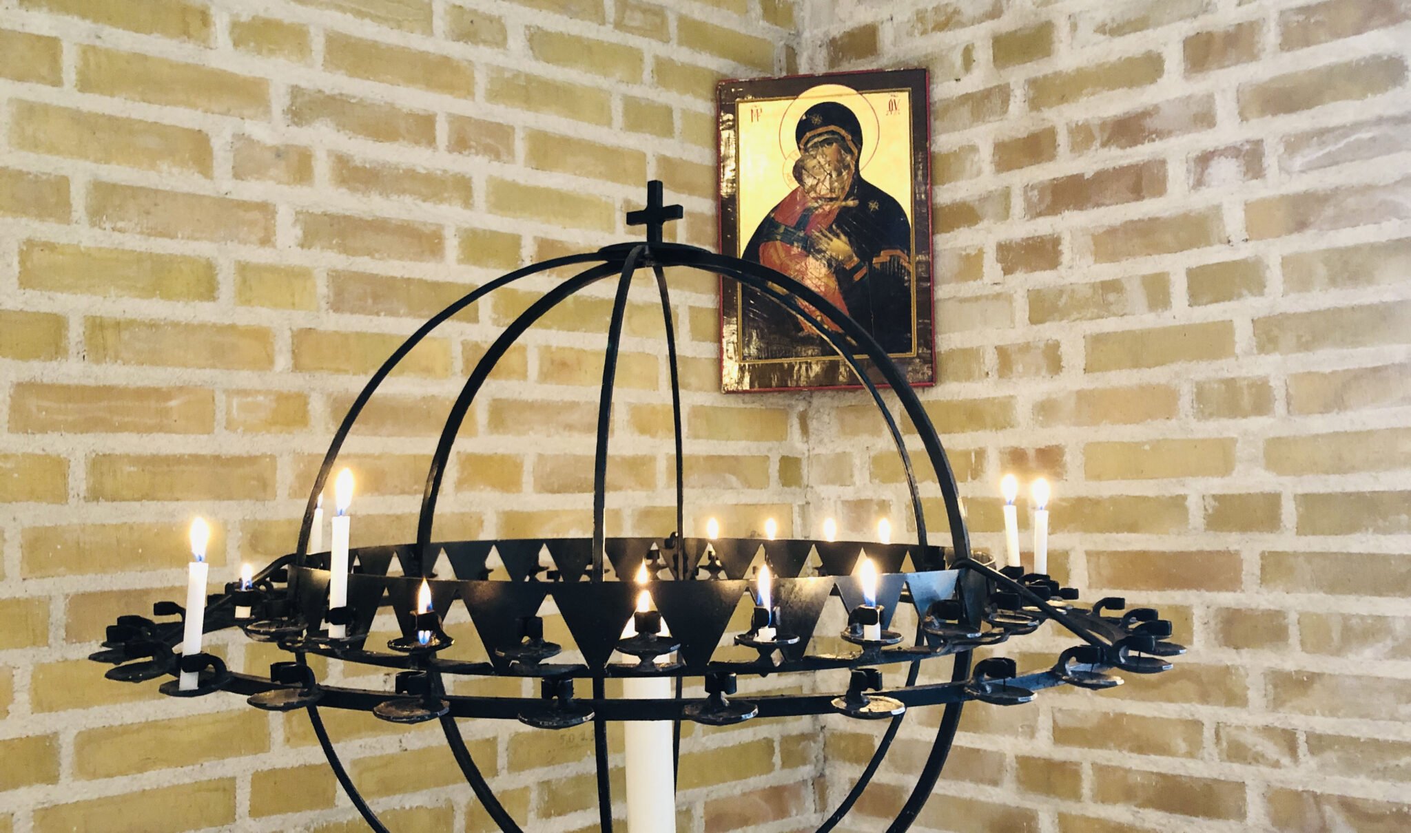 Ljusbärare och ikon