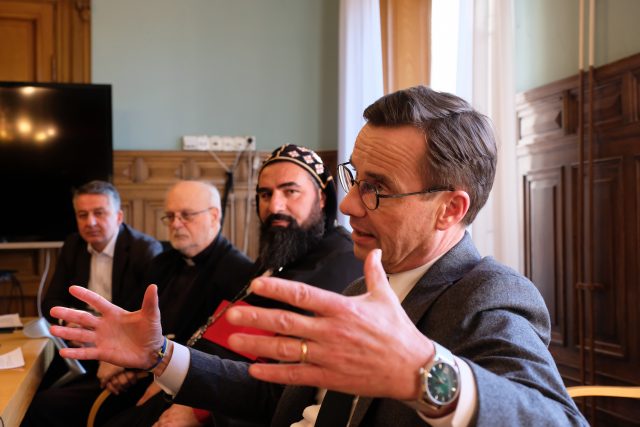 Kommentarer efter Sveriges kristna råds samtal med Ulf Kristersson (M)