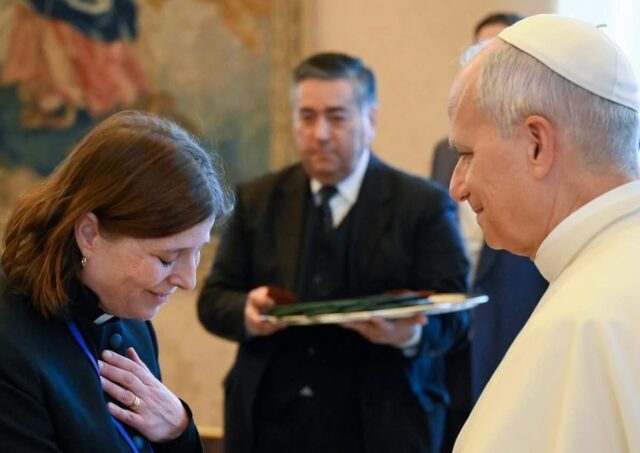 Audiens hos Påve Leo XIV efter undertecknande av Charta Oecumenica