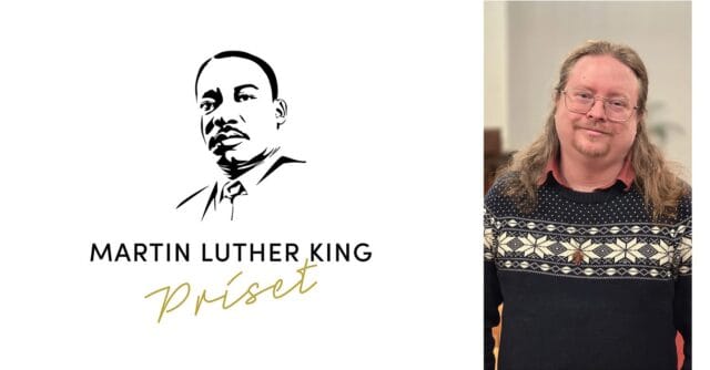 Micael Grenholm tilldelas Martin Luther King-priset 2026