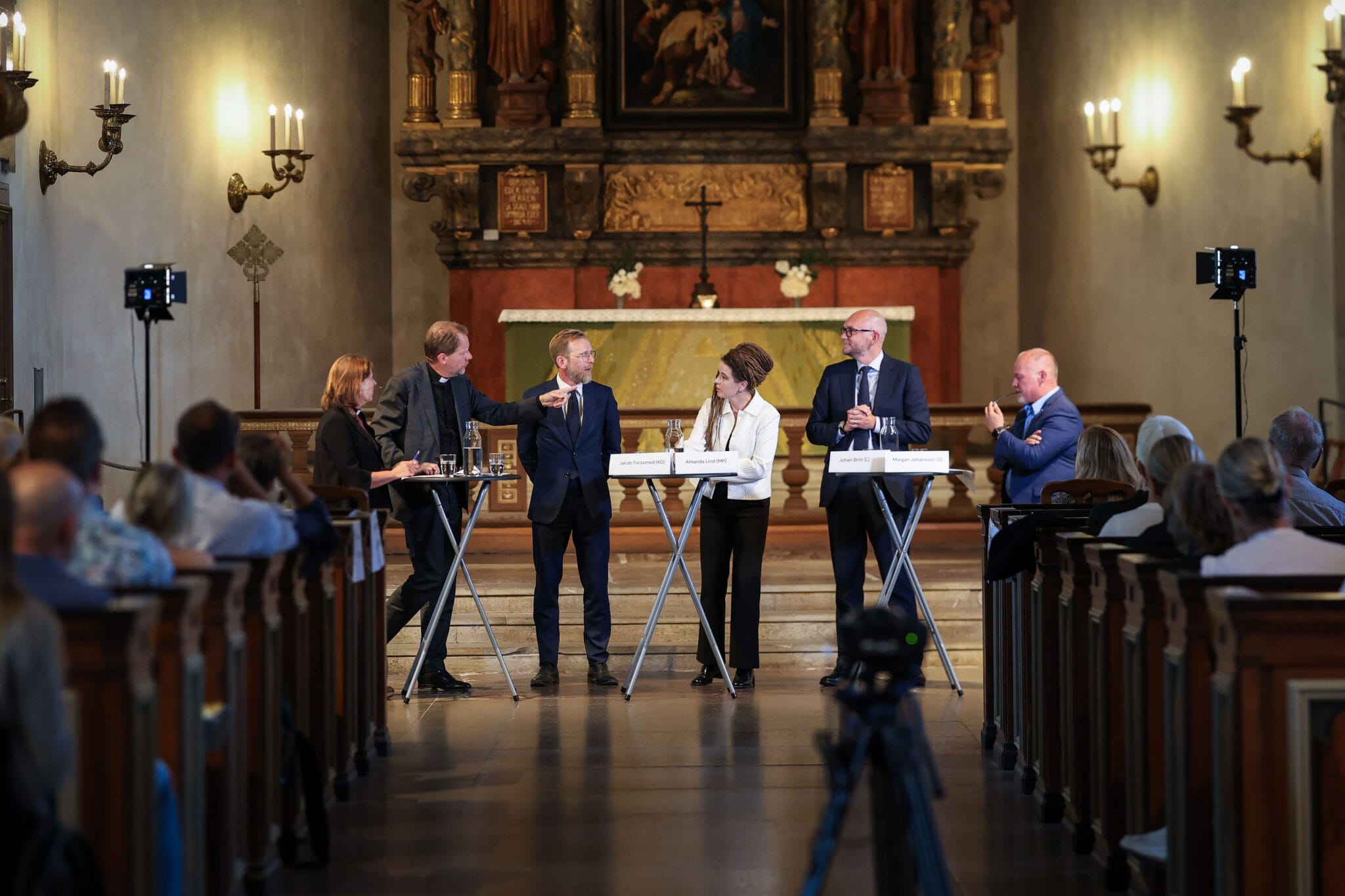 Politikersamtal i Sankt Jacobs kyrka 2026